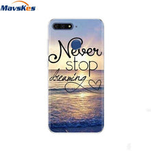 Load image into Gallery viewer, Case For Huawei Honor 7C Case On Huawei Honor7C 5.7 inch Soft Silicone Phone Cover For Huawei Honor 7C Aum-L41 TPU Cases Coque