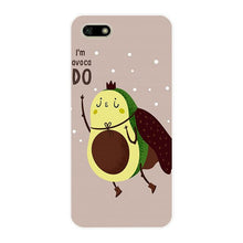 Load image into Gallery viewer, 96AA Cute cartoon avocado Soft Silicone Tpu Cover phone Case for Huawei Honor 7A PRO 5.45 5.7 7C 7X Y5 2018