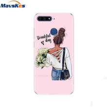 Load image into Gallery viewer, Case For Huawei Honor 7C Case On Huawei Honor7C 5.7 inch Soft Silicone Phone Cover For Huawei Honor 7C Aum-L41 TPU Cases Coque
