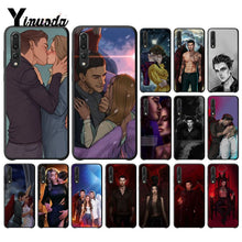 Load image into Gallery viewer, Romance Club TPU black Phone Case Shell for Huawei P20 pro lite P30 pro lite P smart 2019 P smart Z Y7 2019 Y6 2018
