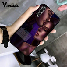 Load image into Gallery viewer, Romance Club TPU black Phone Case Shell for Huawei P20 pro lite P30 pro lite P smart 2019 P smart Z Y7 2019 Y6 2018
